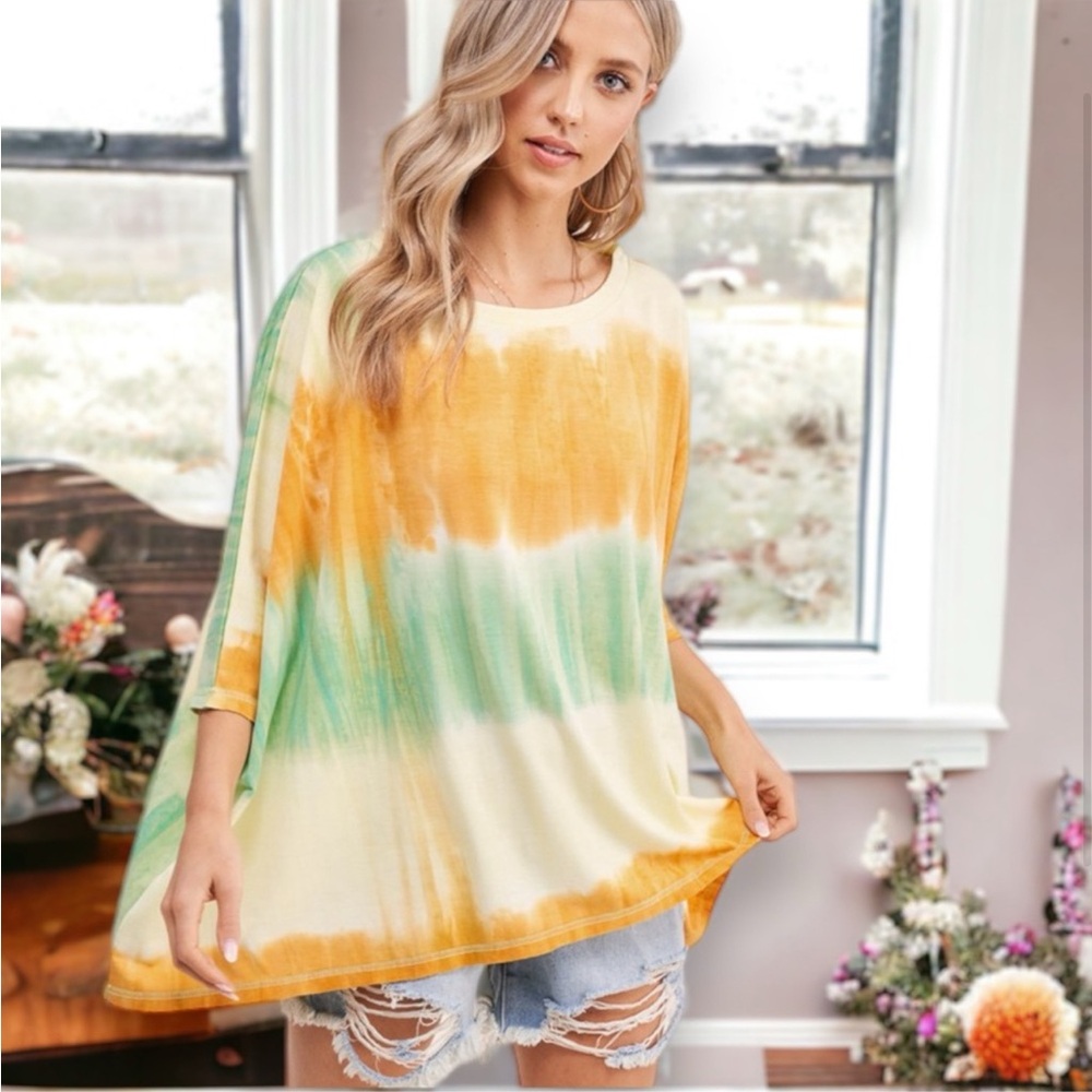 Soft Tie-Dye Dolman Top
